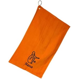 101 BEACH Personalized with Embroidered Monogram or Name Bowling Towel with Clip