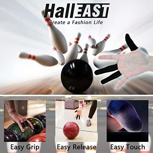 HALLEAST 30 Pieces Finger Sleeves for Bowling, Disposable Bowling Thumb Sleeves Anti-Sweat Breathable Protector Seamless Lightweight Anti-Skid Glove for Right Hand & Left Hand 4 HALLEAST 30 Pieces Finger Sleeves for Bowling, Disposable Bowling Thumb Sleeves Anti-Sweat Breathable Protector Seamless Lightweight Anti-Skid Glove for Right Hand & Left Hand - Image 4