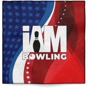 Logo Infusion - Dye-Sublimated Microfiber Bowling Towel - One Sided Print - I AM Bowling 2064-IAB