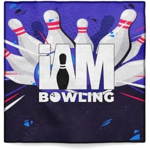Logo Infusion - Dye-Sublimated Microfiber Bowling Towel - One Sided Print - I AM Bowling 2065-IAB