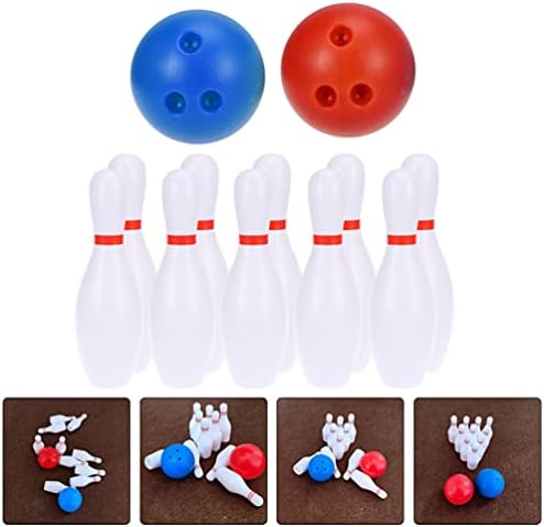 Toyvian 2Set Dollhouse Miniature Bowling Ball Set Miniature Dollhouse Bowling Game Toy Mini Desktop Tabletop Bowling Toy for Dollhouse Decoration Accessories 2 Toyvian 2Set Dollhouse Miniature Bowling Ball Set Miniature Dollhouse Bowling Game Toy Mini Desktop Tabletop Bowling Toy for Dollhouse Decoration Accessories - Image 2