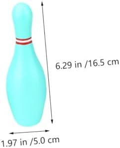 VANZACK 3 Sets Bowling Ball Toy Plastic Bowling Pins Plastics Bowling Ball Kids bowlling Ball Toys Small Bowling Ball Kids Toys for Girls Kids Indoor Bowling Equipment Toddler Casual 2 VANZACK 3 Sets Bowling Ball Toy Plastic Bowling Pins Plastics Bowling Ball Kids bowlling Ball Toys Small Bowling Ball Kids Toys for Girls Kids Indoor Bowling Equipment Toddler Casual - Image 2