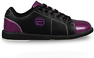 ELITE Women's Classic Black/Purple Bowling Shoes 3 ELITE Women's Classic Black/Purple Bowling Shoes - Image 3
