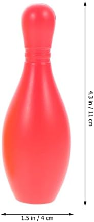 Toyvian Bowling Set Toys 10 Color Bowling Pins 2 Bowling Ball Bowling Toy Educational Game for Indoor and Outdoor(1.5Inch×4.3Inch,Small) 2 Toyvian Bowling Set Toys 10 Color Bowling Pins 2 Bowling Ball Bowling Toy Educational Game for Indoor and Outdoor(1.5Inch×4.3Inch,Small) - Image 2