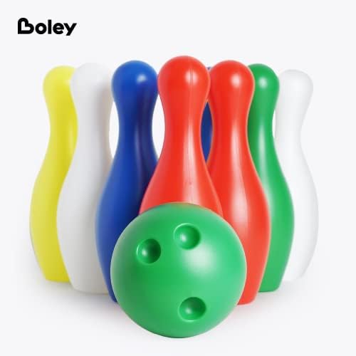 Boley Kids Bowling Set - 12 Piece Colorful Lawn Bowling Games Set - Portable Indoor or Outdoor Bowling Game - Toddler Bowling Pin and Ball Set 2 Boley Kids Bowling Set - 12 Piece Colorful Lawn Bowling Games Set - Portable Indoor or Outdoor Bowling Game - Toddler Bowling Pin and Ball Set - Image 2