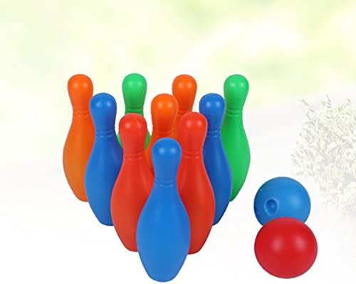 Toyvian Bowling Set Toys 10 Color Bowling Pins 2 Bowling Ball Bowling Toy Educational Game for Indoor and Outdoor(1.5Inch×4.3Inch,Small) 8 Toyvian Bowling Set Toys 10 Color Bowling Pins 2 Bowling Ball Bowling Toy Educational Game for Indoor and Outdoor(1.5Inch×4.3Inch,Small) - Image 8