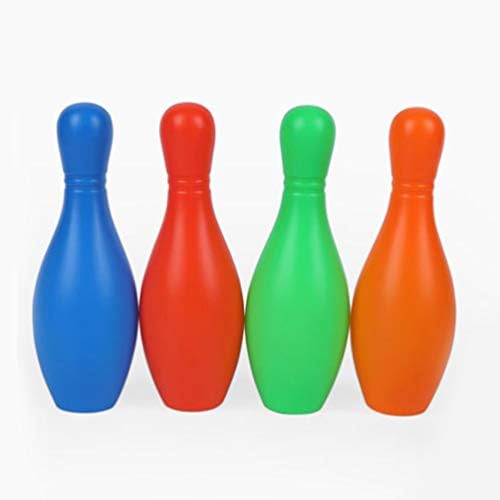 Toyvian Bowling Set Toys 10 Color Bowling Pins 2 Bowling Ball Bowling Toy Educational Game for Indoor and Outdoor(1.5Inch×4.3Inch,Small) 4 Toyvian Bowling Set Toys 10 Color Bowling Pins 2 Bowling Ball Bowling Toy Educational Game for Indoor and Outdoor(1.5Inch×4.3Inch,Small) - Image 4