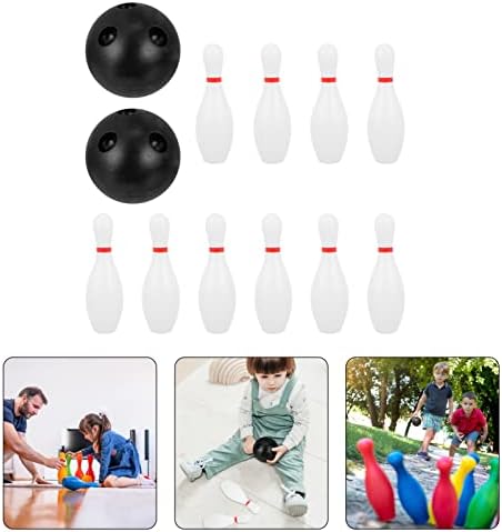 jojofuny 1 Set Mini Kids Bowling Set Plastic Bowling Pins Ball Game Set Indoor Outdoor Game Fun Carnival and Birthday Party Activity for Boys and Girls 15cm 2 jojofuny 1 Set Mini Kids Bowling Set Plastic Bowling Pins Ball Game Set Indoor Outdoor Game Fun Carnival and Birthday Party Activity for Boys and Girls 15cm - Image 2