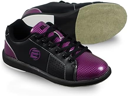 ELITE Women's Classic Black/Purple Bowling Shoes 4 ELITE Women's Classic Black/Purple Bowling Shoes - Image 4