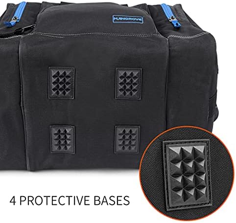 Mangrove Bowling Ball Bag for Single Ball, 2020 Bowling Ball Tote Bowling Bag with Padded Ball Holder - Fits Bowling Shoes Up to Mens Size 14 and Accessories (Black) 3 Mangrove Bowling Ball Bag for Single Ball, 2020 Bowling Ball Tote Bowling Bag with Padded Ball Holder - Fits Bowling Shoes Up to Mens Size 14 and Accessories (Black) - Image 3