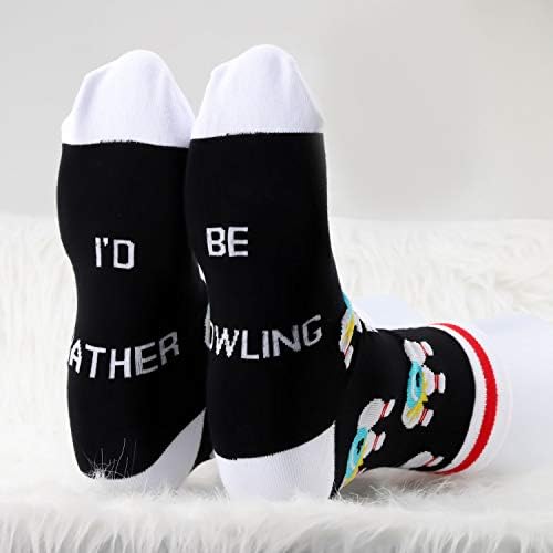 MBMSO 2 Pairs I'd Rather be Bowling Socks Funny Bowling Gifts Bowling Ball Socks Bowling Lover Gifts Bowling Team Gifts 6 MBMSO 2 Pairs I'd Rather be Bowling Socks Funny Bowling Gifts Bowling Ball Socks Bowling Lover Gifts Bowling Team Gifts - Image 6