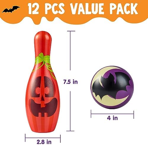 JOYIN Halloween Foam Bowling Set for Kids Toys Party Supplies, Get-Together Party, Game Day Events, Indoor Outdoor Party, Birthday Parties 3 JOYIN Halloween Foam Bowling Set for Kids Toys Party Supplies, Get-Together Party, Game Day Events, Indoor Outdoor Party, Birthday Parties - Image 3