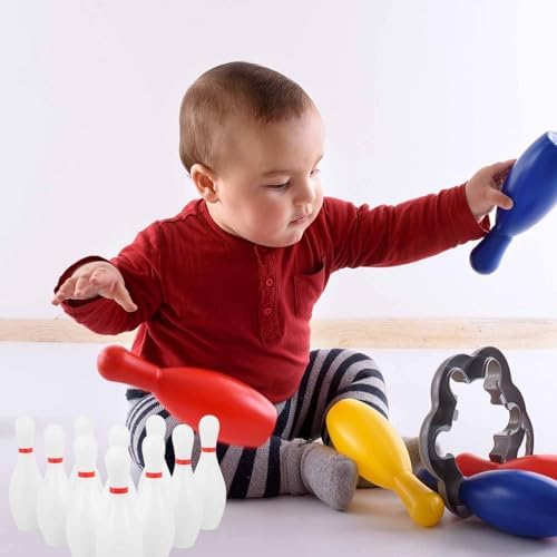 jojofuny 1 Set Mini Kids Bowling Set Plastic Bowling Pins Ball Game Set Indoor Outdoor Game Fun Carnival and Birthday Party Activity for Boys and Girls 15cm 7 jojofuny 1 Set Mini Kids Bowling Set Plastic Bowling Pins Ball Game Set Indoor Outdoor Game Fun Carnival and Birthday Party Activity for Boys and Girls 15cm - Image 7