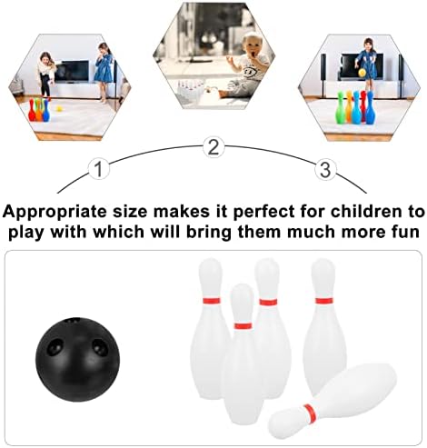 jojofuny 1 Set Mini Kids Bowling Set Plastic Bowling Pins Ball Game Set Indoor Outdoor Game Fun Carnival and Birthday Party Activity for Boys and Girls 15cm 3 jojofuny 1 Set Mini Kids Bowling Set Plastic Bowling Pins Ball Game Set Indoor Outdoor Game Fun Carnival and Birthday Party Activity for Boys and Girls 15cm - Image 3