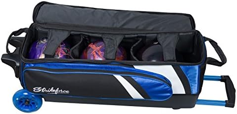 KR Strikeforce Cruiser Triple Roller Bowling Bag with Room for Accessories - Balls - Shoes 3 KR Strikeforce Cruiser Triple Roller Bowling Bag with Room for Accessories - Balls - Shoes - Image 3