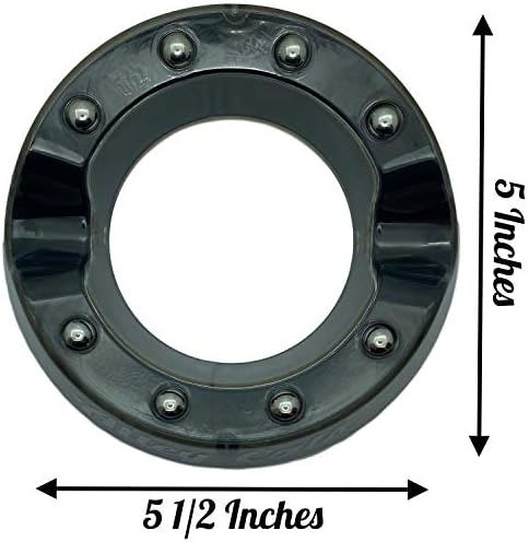 Alley Cats Bowling Ball Cup Stand with Ball Bearing Spinner Holder | Cleaner Mount for Bowling Balls & Accessories | Compatible with Brunswick, Storm, Hammer & More | Ring Shaped Cleaning Display 5 Alley Cats Bowling Ball Cup Stand with Ball Bearing Spinner Holder | Cleaner Mount for Bowling Balls & Accessories | Compatible with Brunswick, Storm, Hammer & More | Ring Shaped Cleaning Display - Image 5