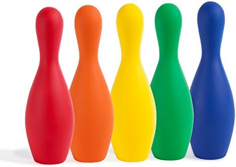 Champion Sports Multicolor Bowling Pins: Weighted Foam Set for Training & Kids Games, Medium 5 Champion Sports Multicolor Bowling Pins: Weighted Foam Set for Training & Kids Games, Medium - Image 5
