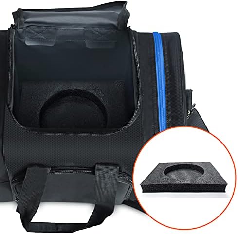 Mangrove Bowling Ball Bag for Single Ball, 2020 Bowling Ball Tote Bowling Bag with Padded Ball Holder - Fits Bowling Shoes Up to Mens Size 14 and Accessories (Black) 4 Mangrove Bowling Ball Bag for Single Ball, 2020 Bowling Ball Tote Bowling Bag with Padded Ball Holder - Fits Bowling Shoes Up to Mens Size 14 and Accessories (Black) - Image 4