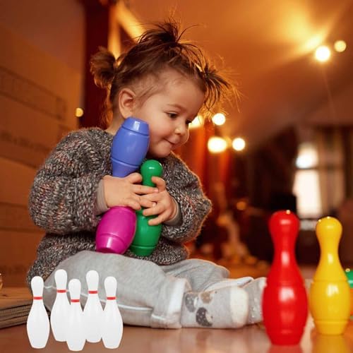 jojofuny 1 Set Mini Kids Bowling Set Plastic Bowling Pins Ball Game Set Indoor Outdoor Game Fun Carnival and Birthday Party Activity for Boys and Girls 15cm 8 jojofuny 1 Set Mini Kids Bowling Set Plastic Bowling Pins Ball Game Set Indoor Outdoor Game Fun Carnival and Birthday Party Activity for Boys and Girls 15cm - Image 8