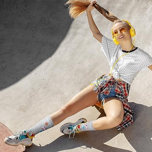 Ramede 5 Pairs Novelty Bowling Police Barber Socks for Fireman Lawyer Men Women Sport Occupation Themed Dress Crew Socks Gift 5 Ramede 5 Pairs Novelty Bowling Police Barber Socks for Fireman Lawyer Men Women Sport Occupation Themed Dress Crew Socks Gift - Image 5