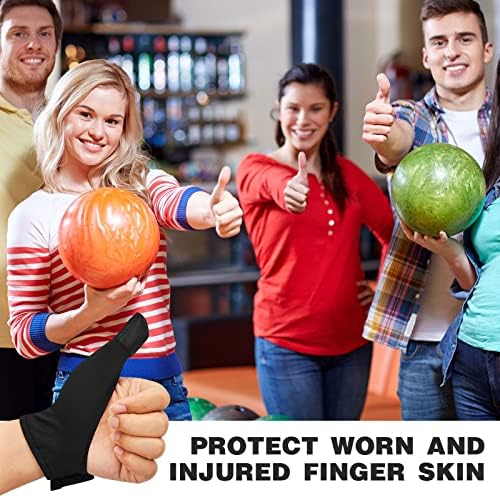 Charniol Bowling Thumb Saver Protector 2 Pcs Thumb Guard Bowling Thumb Sock Compact and Lightweight Bowling Gloves for Bowling Ball Men Women Right Hand 4 Charniol Bowling Thumb Saver Protector 2 Pcs Thumb Guard Bowling Thumb Sock Compact and Lightweight Bowling Gloves for Bowling Ball Men Women Right Hand - Image 4