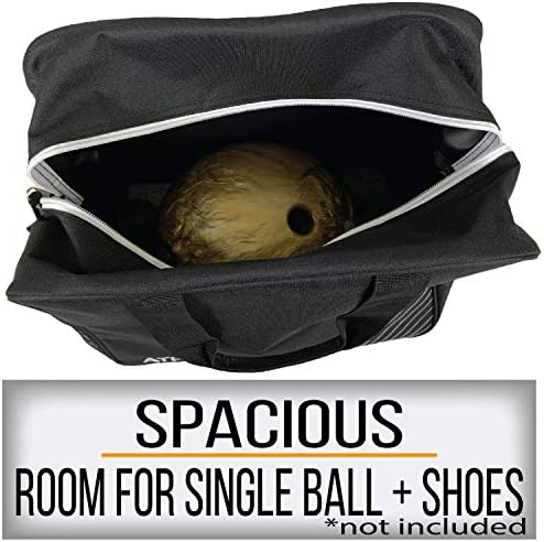 Athletico Essential Bowling Bag - Single Ball Bowling Tote Bag With Padded Bowling Ball Holder 4 Athletico Essential Bowling Bag - Single Ball Bowling Tote Bag With Padded Bowling Ball Holder - Image 4