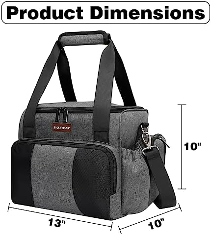 Skureay Single Bowling Ball Tote Bag, Bowling Ball Carry Case with Wooden Bowling Holder and Extra Storage Pockets, Bowling Bag 1 Ball with Shoulder Strap for Easy Carrying for Sports 3 Skureay Single Bowling Ball Tote Bag, Bowling Ball Carry Case with Wooden Bowling Holder and Extra Storage Pockets, Bowling Bag 1 Ball with Shoulder Strap for Easy Carrying for Sports - Image 3