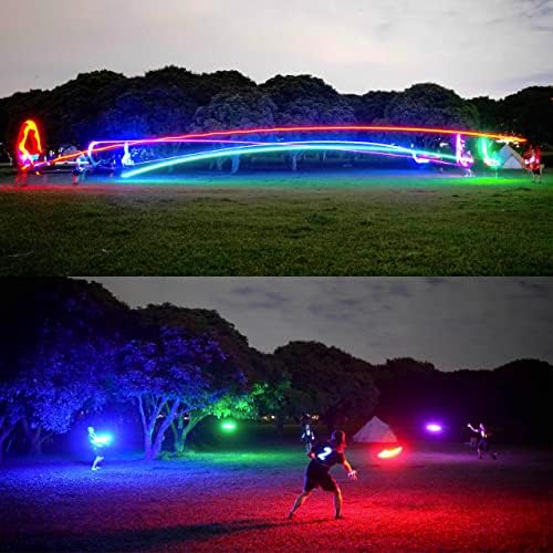 TOSY Flying Disc - 16 Million Color RGB or 36 or 360 LEDs, Extremely Bright, Smart Modes, Auto Light Up, Rechargeable, Perfect Birthday & Camping Gift for Men/Boys/Teens/Kids, 175g frisbees 4 TOSY Flying Disc - 16 Million Color RGB or 36 or 360 LEDs, Extremely Bright, Smart Modes, Auto Light Up, Rechargeable, Perfect Birthday & Camping Gift for Men/Boys/Teens/Kids, 175g frisbees - Image 4