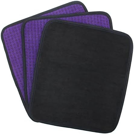Anglekai Microfiber Bowling Ball Towels 3 Pack, 10" x 8" Bowling Towel Shammy Pad with Easy-Grip Dots Purple Bowling Cleaner Towel Non-Slip Microfiber Bowling Pad Bowling Accessories 1 Anglekai Microfiber Bowling Ball Towels 3 Pack, 10" x 8" Bowling Towel Shammy Pad with Easy-Grip Dots Purple Bowling Cleaner Towel Non-Slip Microfiber Bowling Pad Bowling Accessories