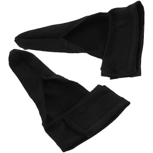 Anneome Work-Out Gloves 1 Pair Double-Lined Bowling Gloves Work-Out Gloves Finger cot Protector Flexible Bowling Gloves Thumb Sleeve Insulation Competition Bowling Gloves Protective Gear