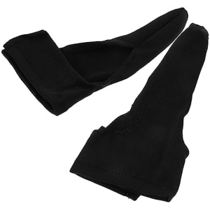 BESPORTBLE 1 Pair Thumb Protector Black Gloves Thumb stabilizer Gloves Black Sports Gloves Work-Out Gloves Sport Gloves Exercise Gloves Bowling Hand Protective Gear Finger cot Soft Milk Silk