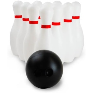 Boley Kids Bowling Set - 12 Piece Lawn Bowling Games Set - Portable Indoor or Outdoor Bowling Game - Toddler Bowling Pin and Ball Set