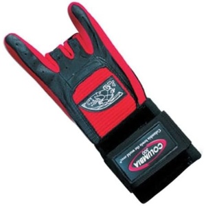 Bowlerstore Products Pro Wrist Glove with Support- Right Hand Red