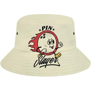 Bowling Bucket Hat Unisex Travel Sun Fisherman Hats Summer Beach Lightweight Outdoor Cap for Men Women Boys Girls Kids