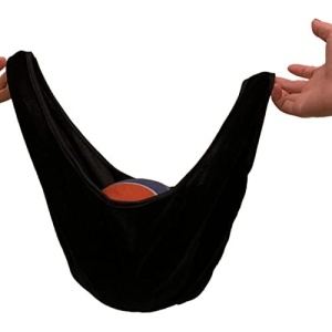 Bowling Seesaw Bag 1 Pack, CoiTek Bowling Polisher Bag, Carrier Ball Cleaner Holder Bag Bowling Cleaner Towel(Black)