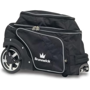 Brunswick Charger Double Roller Bowling Bags (Black)