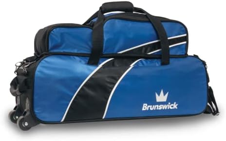 Brunswick Edge Tournament Triple Tote Bowling Bag - With Shoe Pouch 1 Brunswick Edge Tournament Triple Tote Bowling Bag - With Shoe Pouch