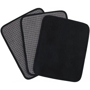 Coldairsoap 3 Pack Microfiber Bowling Ball Towel Bowling Ball Towel 10 x 8 Inch Bowling Ball Shammy Pad Bowling Microfiber Pad for The Clean Bowling Ball from Dirt Oil, Bowling Balls Accessories