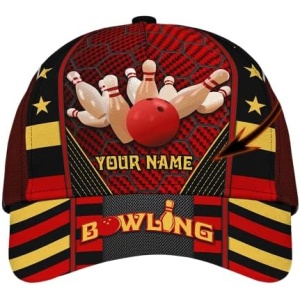 Custom Bowling Ball Hat, Bowling Hat with Name, Gifts for Bowling Player, Lovers, Him, Her, Husband, Wife, Friends