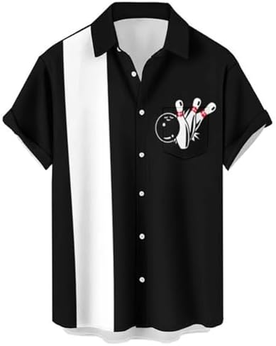 Deer Lady Hawaiian Bowling Shirts for Men Short Sleeve Button Down Shirt Casual Beach Summer Shirts 1 Deer Lady Hawaiian Bowling Shirts for Men Short Sleeve Button Down Shirt Casual Beach Summer Shirts