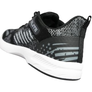 ELITE Men's Freedom USA Flag Athletic Lace Up Bowling Shoes with Universal Sliding Soles for Right or Left Handed Bowlers