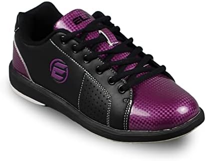 ELITE Women's Classic Black/Purple Bowling Shoes 1 ELITE Women's Classic Black/Purple Bowling Shoes