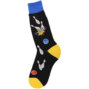 Foot Traffic, Men's Sports-Themed Socks, Fits Men's Shoe Sizes 7-12
