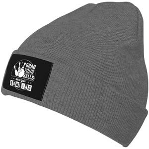 Grab Your Balls Going Bowling,Soft and Warm Beanie Hat Skullie Cap for Women and Men
