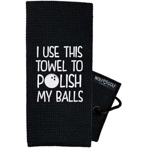 I Use This Towel to Polish My Balls Bowling Towel - Funny Bowling Towel - Bowling Ball Towel - Bowling Accessories for Men - Bowling Accessories for Women - Bowling Gift