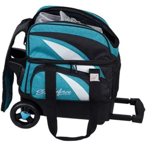 KR Strikeforce Cruiser Single Roller Bowling Bag with Top Shoe Compartment and Side Accessory Compartment