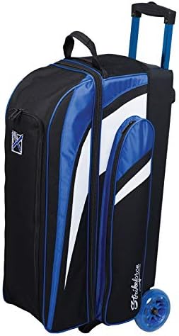 KR Strikeforce Cruiser Triple Roller Bowling Bag with Room for Accessories - Balls - Shoes 1 KR Strikeforce Cruiser Triple Roller Bowling Bag with Room for Accessories - Balls - Shoes
