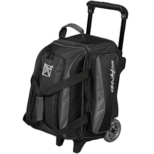 KR Strikeforce Konvoy Two Ball Roller Bowling Bag with Top Shoe Comartment and Side Accessory Compartment