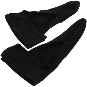 Kisangel 1 Pair Sports Gloves Exercise Gloves Black Gloves Work-Out Gloves Thumb Protector Gloves Black Sport Gloves Fixed Bowling Gloves Thumb Socks Breathable Protective Gear Milk Silk