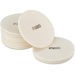 Maitys 12 Pieces Bowling Ball Sanding Pad Set Bowling Ball Resurfacing Kit Bowling Ball Round Spinner Polishing Cleaning Kit Bowling Accessories Kit